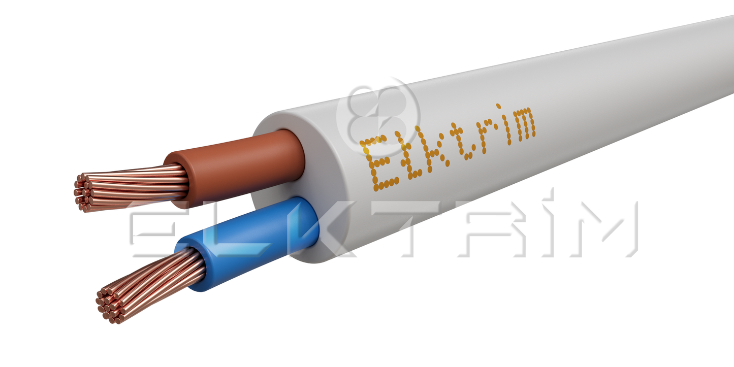 H03VV-F OMY 2×0,75 300/300V 100m